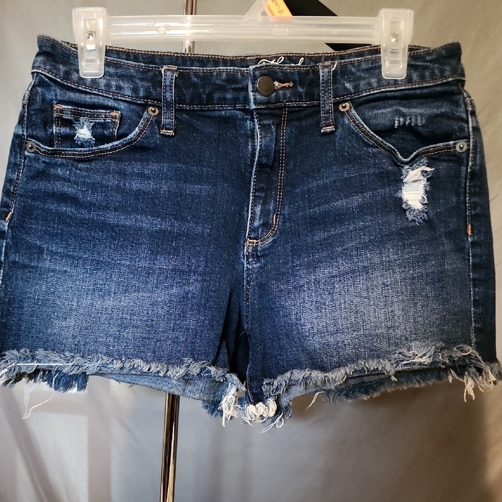 Universal Thread Blue Distressed Denim Cut-Offs